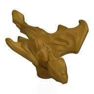 Lego Creature, Baby Dragon / Pearl Gold