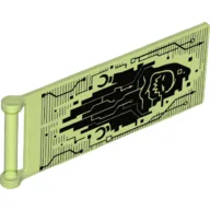 Flag 7 x 3 with Rod - Monstrox Hologram Print