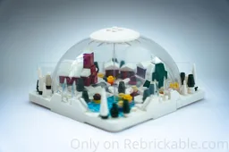 Winter Village Snow Globe