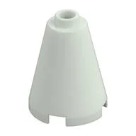 Cone 2 x 2 x 2, Open Stud / Glow in Dark White