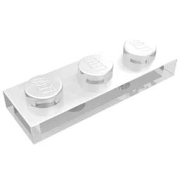 Plate 1 x 3 / Trans-Clear