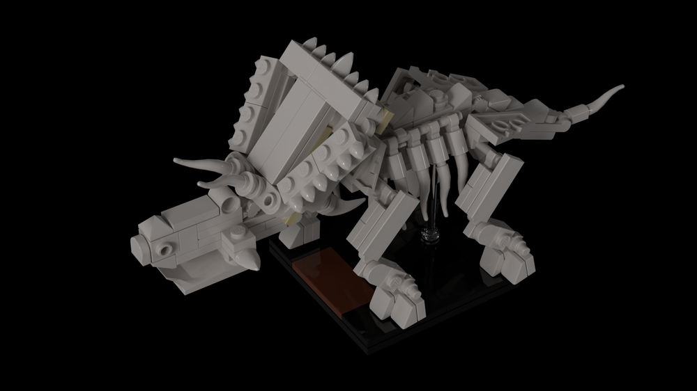 Lego Arrhinoceratops fossil