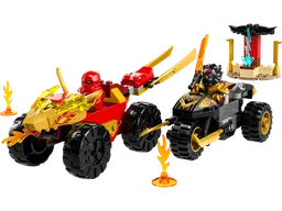 Kai and Ras's Car and Bike Battle