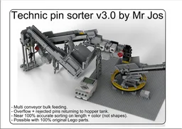 Pin Sorting Machine with feeding conveyors - Program included