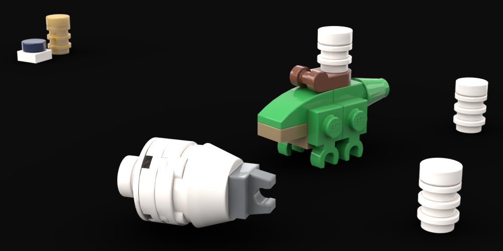Lego Escape Pod // Dewback