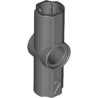 Technic Axle and Pin Connector Angled #2 - 180° / Dark Bluish Gray