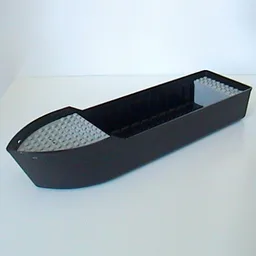 Boat 38 x 10 x 5 2/3 [Complete Assembly] / Black