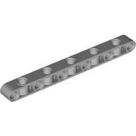 Lego Technic Beam 1 x 11 Thick with Alternating Holes / Light Bluish Gray
