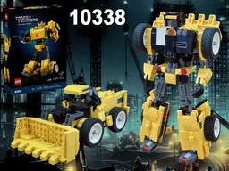 Transformer Scrapper /Excavator using LEGO Icon 10338: Bumblebee