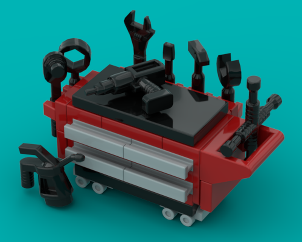 Lego Little red toolbox