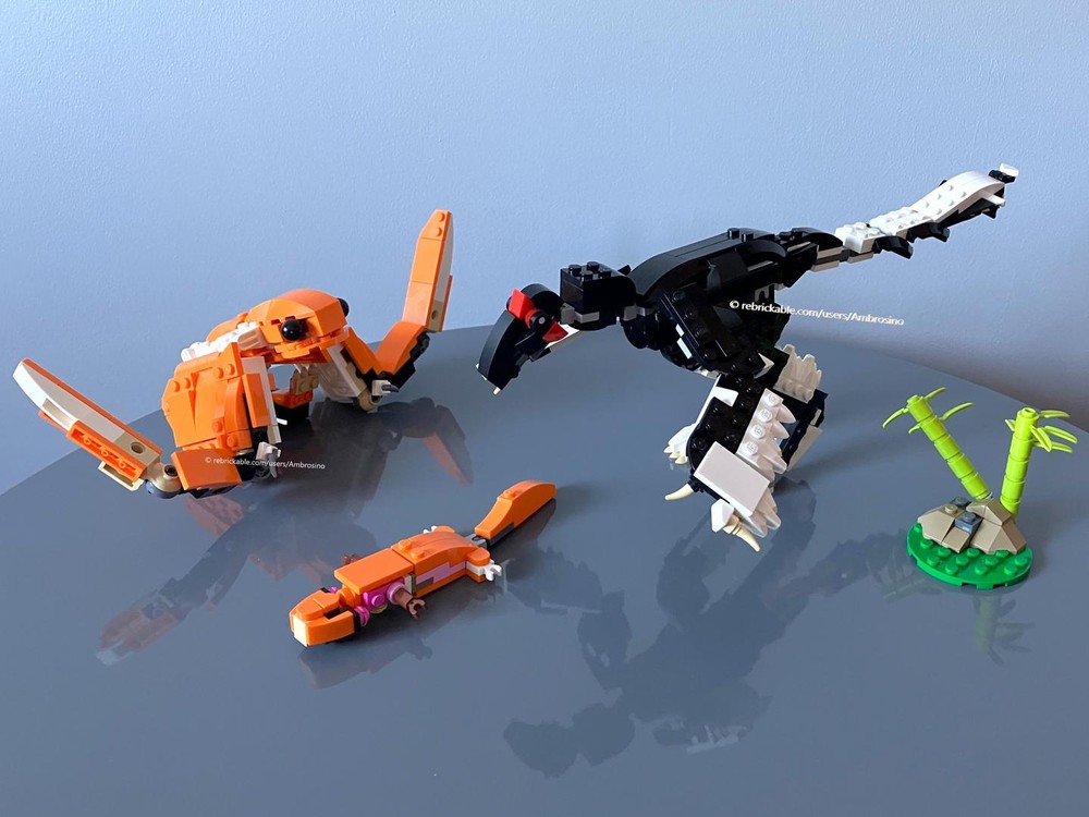 Lego 31129: real color Anchiornis huxleyi & friends