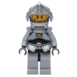 Knight, Gray, Armor, Helmet with Visor, Cheek Lines