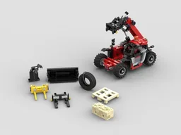 Manitou MT telehandler (By BricKimi)