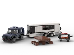 SUV and trailer RV