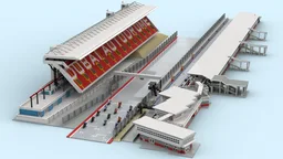 Dubai Autodrome Start Line Complex