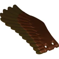 Animal Body Part, Bird, Eagle Wing - Right with Dark Brown Feathers Print / Reddish Brown