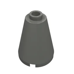 Cone 2 x 2 x 2, Open Stud / Dark Bluish Gray