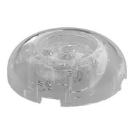 Lego Brick Round 4 x 4 Dome Top with Round 2 x 2 Recessed, 4 Studs / Trans-Clear