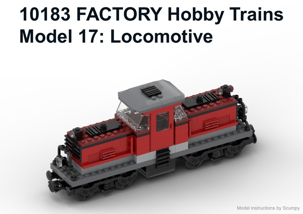 Lego 10183 Model 17: Locomotive