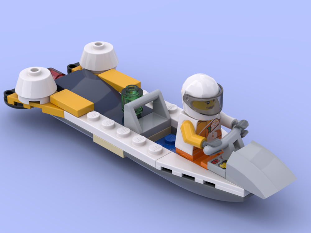 Lego Beginner Space Boat (30363 ALternate model)