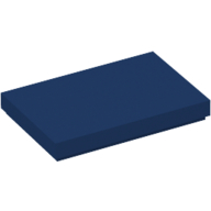 Lego Tile 2 x 3 / Dark Blue