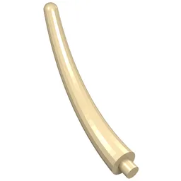 Animal Body Part / Plant, Tail / Claw / Horn / Branch / Tentacle, End Section / Tan