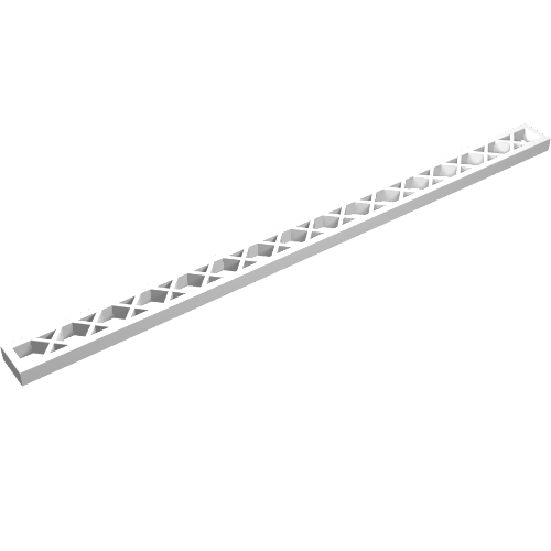 Lego Support 1 x 16 Lattice (Train Signal Mast) / White