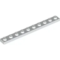 Plate 1 x 10 / White