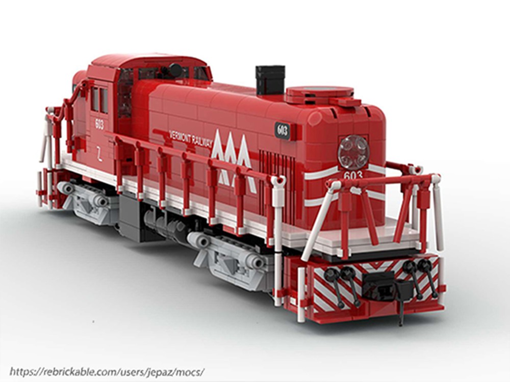 Lego Alco RS-3 Vermont Railway
