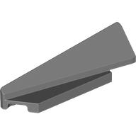 Lego Brick Wedged, Sloped 1 x 5 x 1 1/3 Left / Dark Bluish Gray
