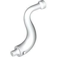 Lego Animal Body Part / Plant, Tail / Trunk / Tentacle / Tongue / Vine / Tree Branch (Long Tip) / White