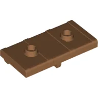 Treasure Chest Lid, Flat with 2 Studs / Medium Nougat