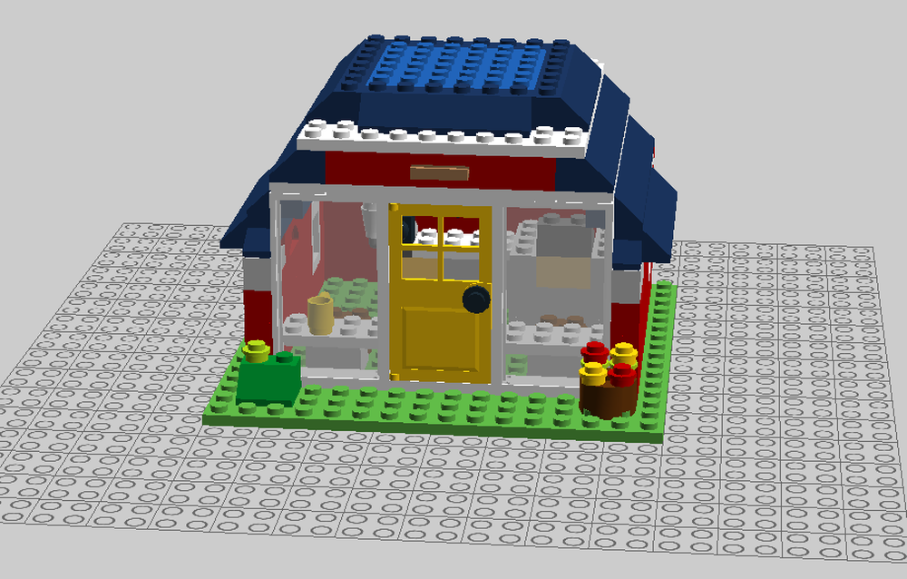 Lego Red Cafe