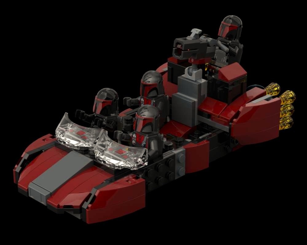 Lego Mandalorian Sports speeder 2x 75449 Alt Build