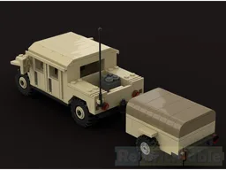 Humvee with trailer