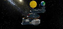 Orrery with Tilted earth and power mount