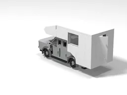 Mitsubishi L200 truck camper and canopy