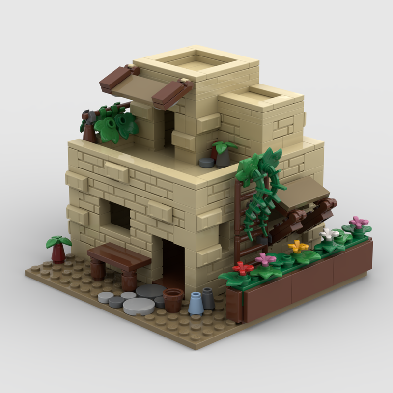 Lego Apothecary (from Stronghold Crusader)