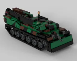 Army recovery tank