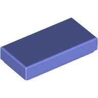 Lego Tile 1 x 2 with Groove / Blue Violet