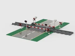 Hungarian railroad crossing
