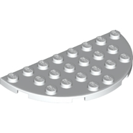 Lego Plate Round Half 4 x 8