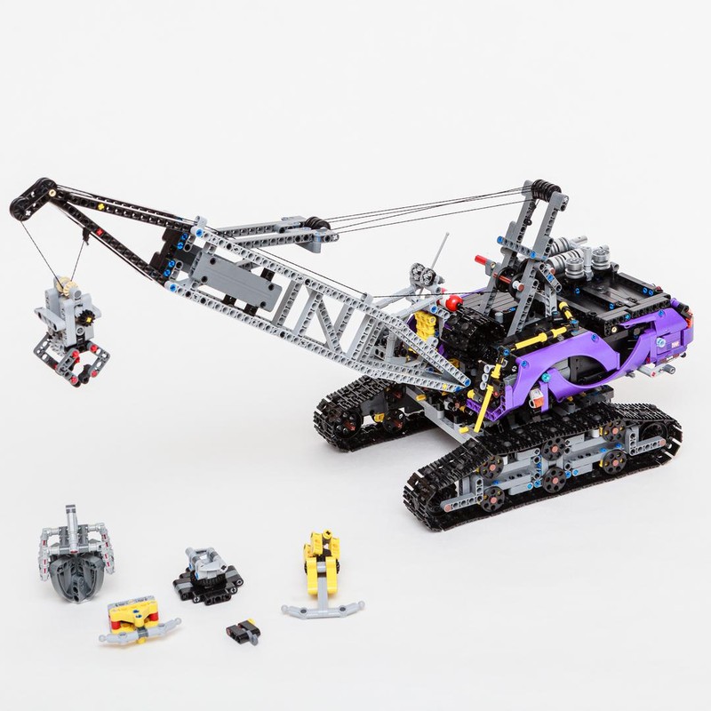 Lego Crawler Crane (42069 c-model, 42042 alternate)