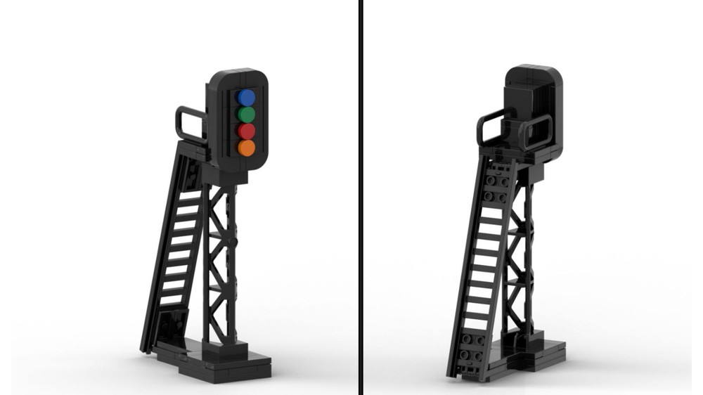 Lego Signalisation ferroviaire - Railway signaling MOC