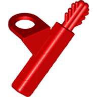 Lego Minifig Neckwear Weapon Arrow Quiver / Red
