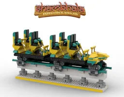 Roller coaster - SHAMBHALA - PortAventura Park
