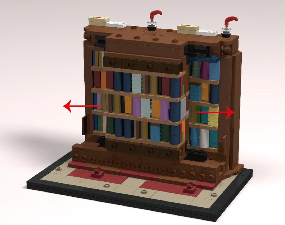 Lego Books Are My Passion redesign with Slide rail