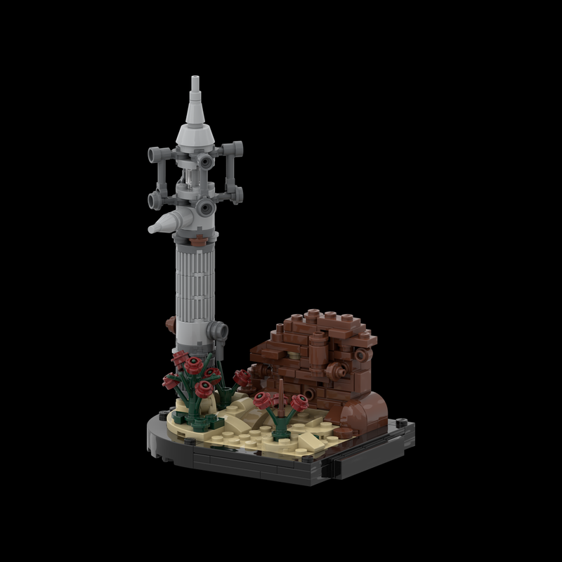 Lego Landscape with ruins
