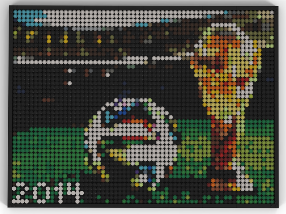 Lego FIFA World Cup 2014 Mosaic