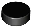 Tile Round 1 x 1 / Black